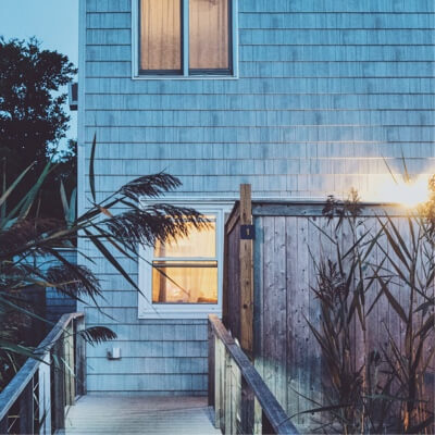 wooden house